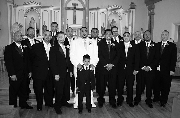 Black and White Wedding Espanola New Mexico