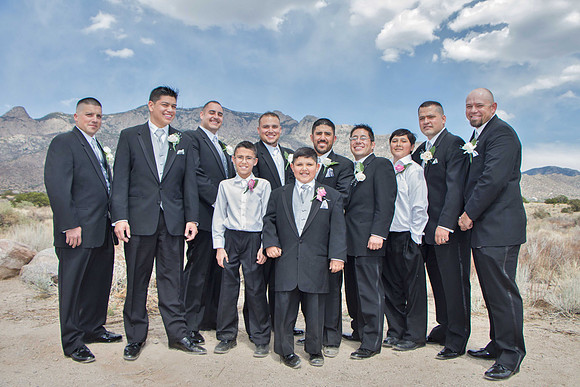 Albuquerque Wedding Photos - Sandia Mountain Foothills